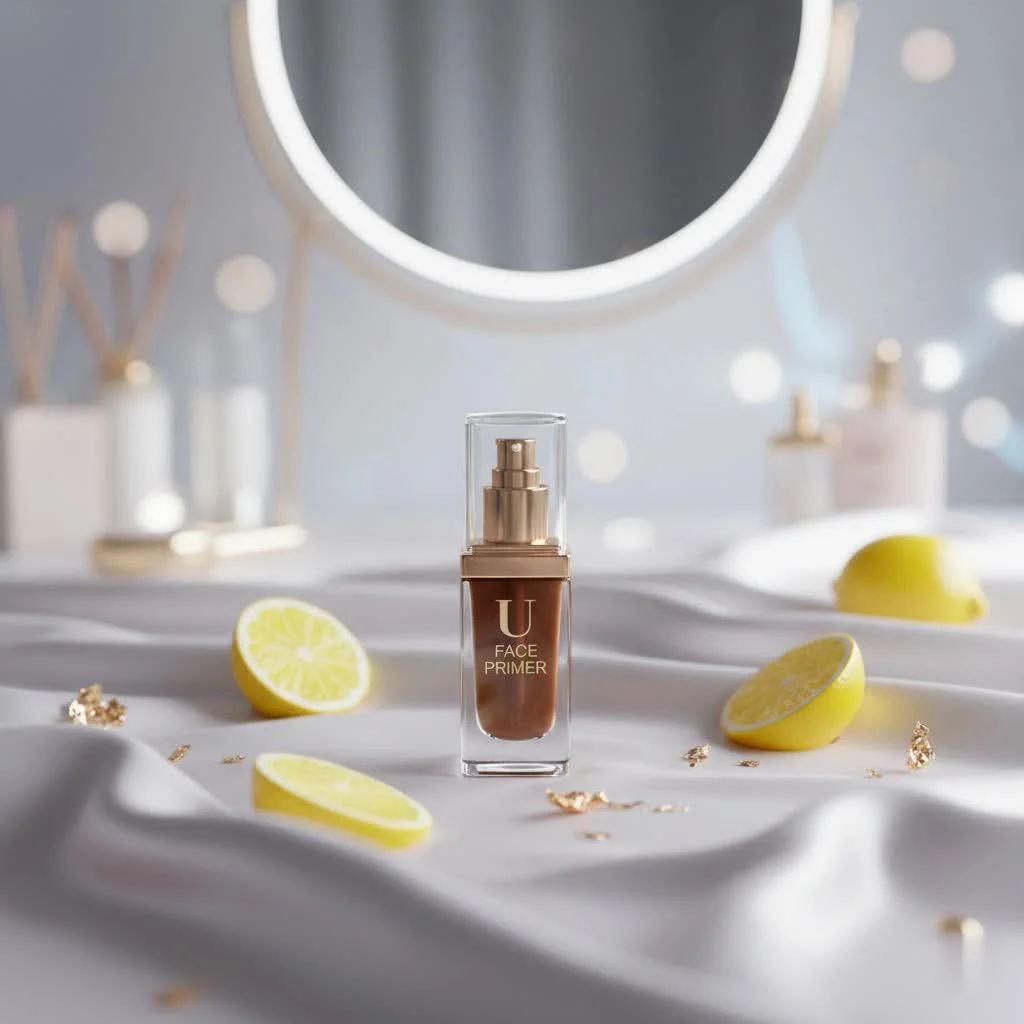 Clinique face primer tube and product swatch