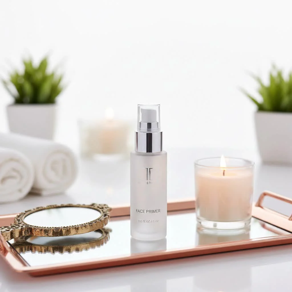 Bobbi Brown Face Base Primer jar and swatch
